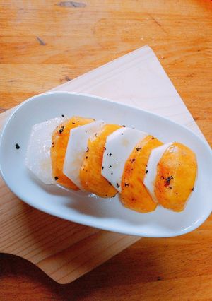かぶと柿のカプレーゼ-レシピのメイン写真