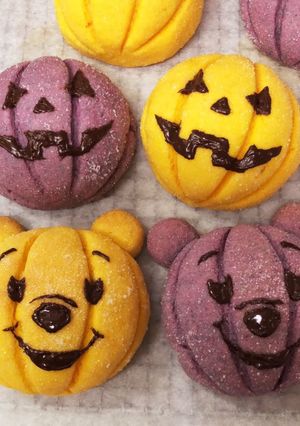 ハロウィン メロンパン-レシピのメイン写真