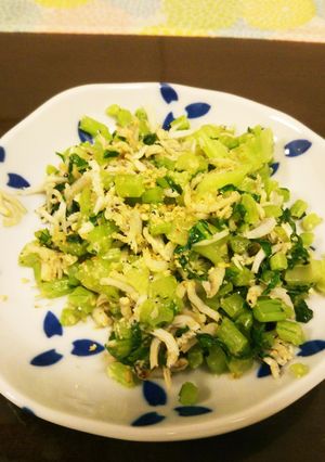 かぶの葉と、しらす干しの簡単ふりかけ-レシピのメイン写真