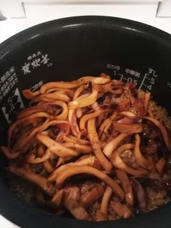 コストコの焼きイカで☆炊飯器でいかめし-レシピのメイン写真