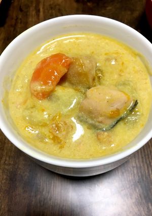 秋鮭のクリームシチュー-レシピのメイン写真