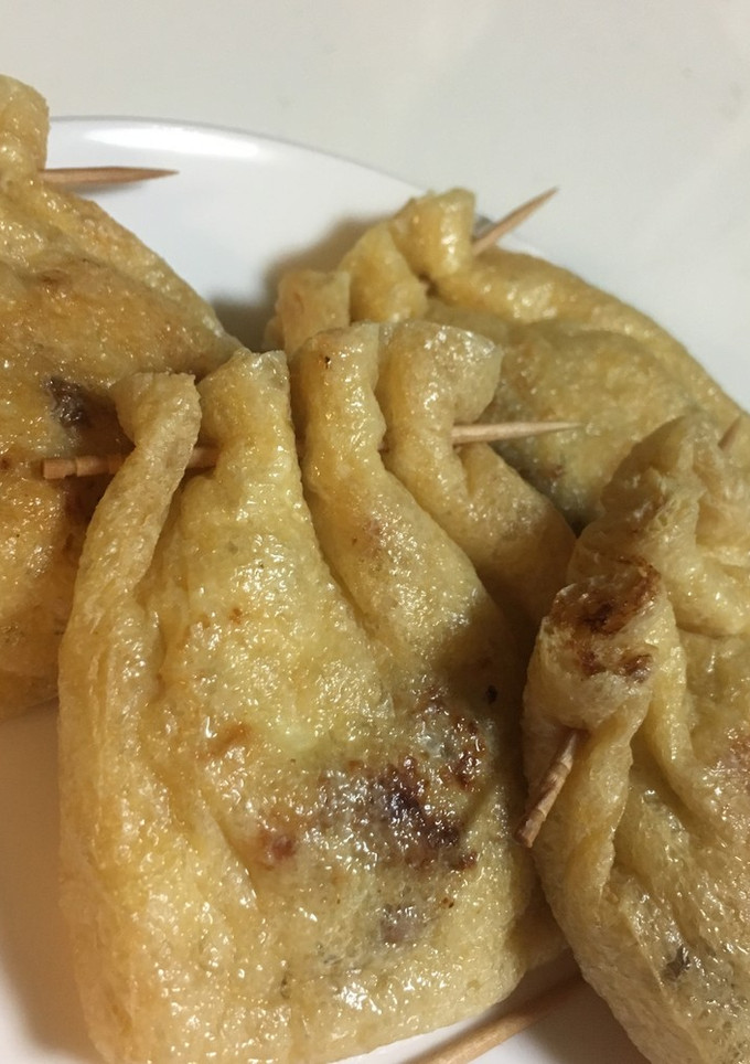 納豆の油揚げ包み焼き-レシピのメイン写真