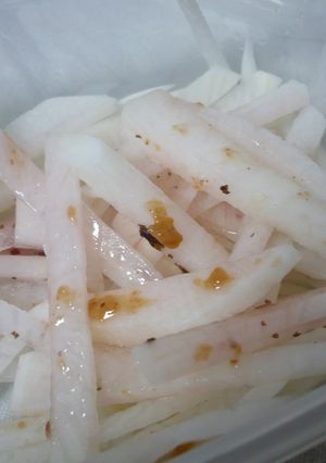 梅味の納豆のタレの使い道~大根サラダ-レシピのメイン写真