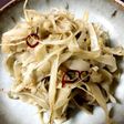 ゴボウのペペロンチーノ