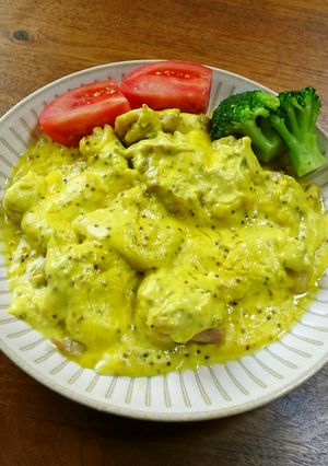 鶏肉のマスタードクリームソース煮-レシピのメイン写真