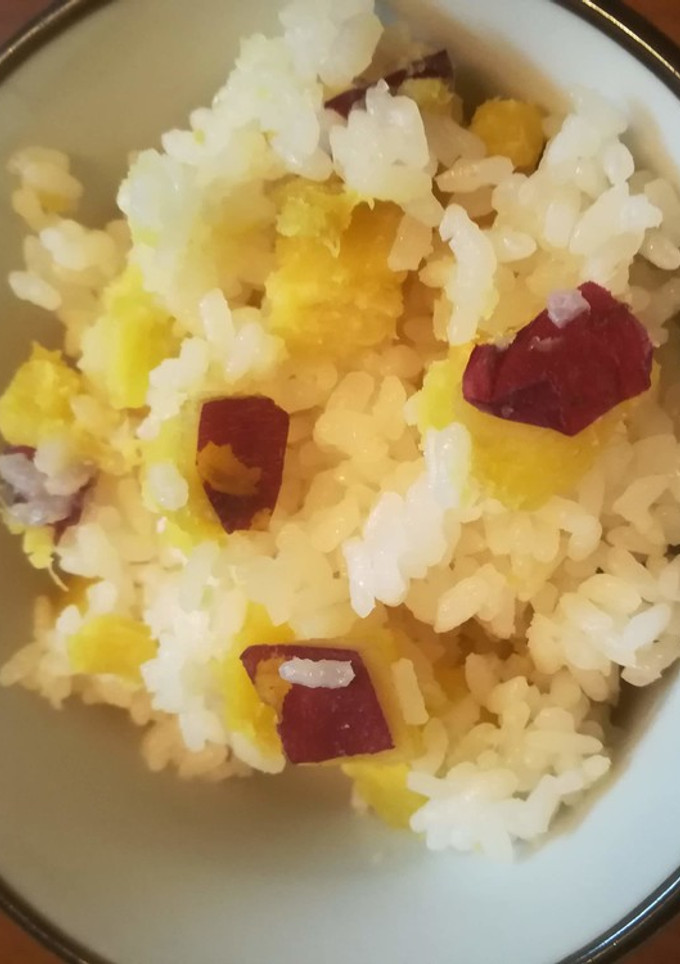 ほっこり！　簡単さつまいもご飯　炊飯器で-レシピのメイン写真