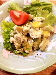 さつまいもとアボカドのサラダ-レシピのメイン写真