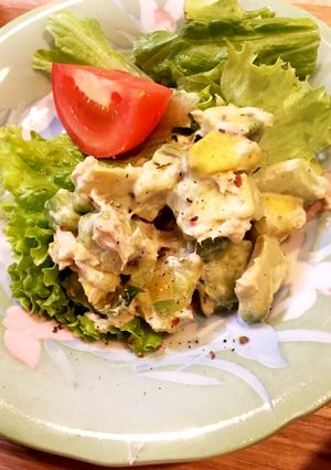さつまいもとアボカドのサラダ-レシピのメイン写真