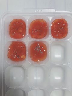 【離乳食初期】レンジでトマトペースト-レシピのメイン写真