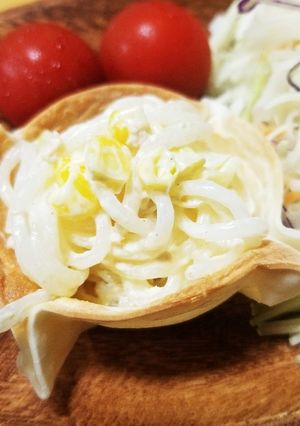 餃子の皮カップ-レシピのメイン写真