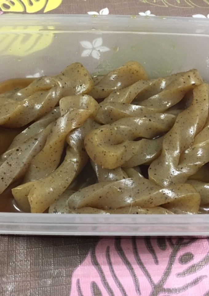 おでんの残り汁de蒟蒻-レシピのメイン写真