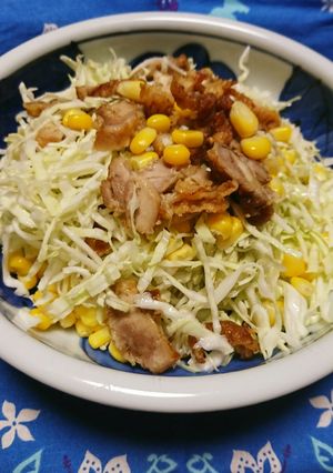 から揚げのリメイク☆メチャうまサラダ♪-レシピのメイン写真