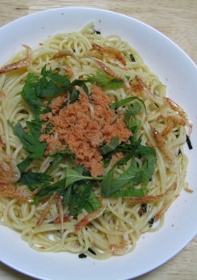 大葉と鮭の和風パスタ-レシピのメイン写真