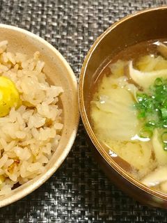 栗ご飯・栗の炊き込みご飯・簡単・2合-レシピのメイン写真