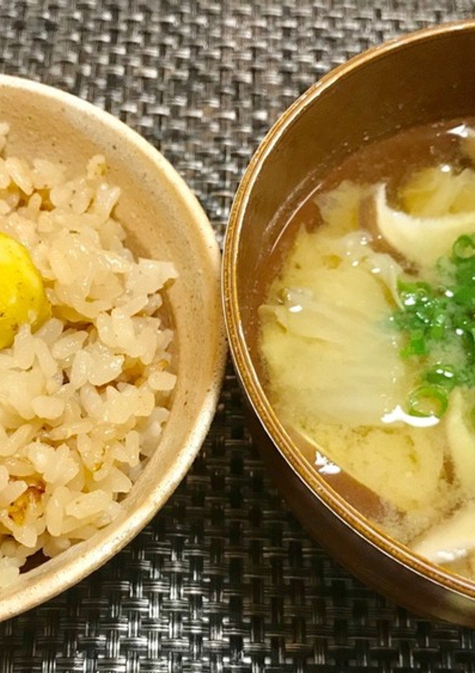 栗ご飯・栗の炊き込みご飯・簡単・2合-レシピのメイン写真