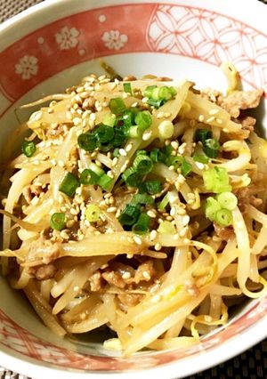 もやしひき肉丼-レシピのメイン写真