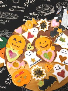 【ハロウィン】ステンドグラスクッキー♪-レシピのメイン写真