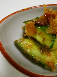 きゅうりの梅にんにく和え-レシピのメイン写真