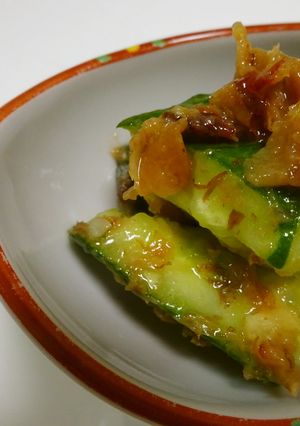 きゅうりの梅にんにく和え-レシピのメイン写真