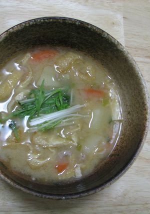 ひき肉のけんちん汁-レシピのメイン写真