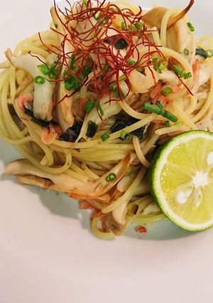 永谷園お吸い物 エリンギパスタ-レシピのメイン写真