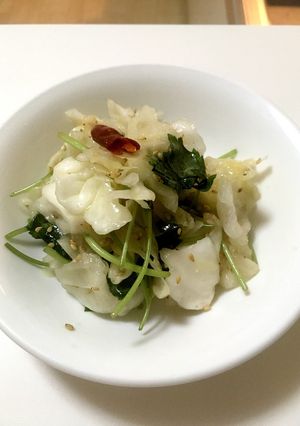 キャベツと三つ葉のあっさり漬け☆胡麻風味-レシピのメイン写真