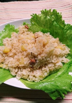 簡単!ジャガイモとソーセージのピラフ-レシピのメイン写真