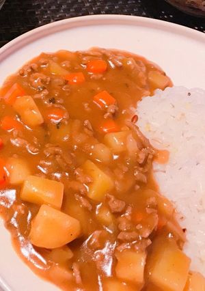 時短！簡単！キーマ風カレー-レシピのメイン写真