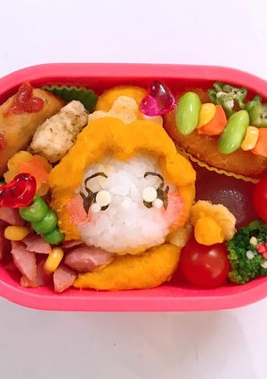 ディズニー 美女と野獣 ベル キャラ弁-レシピのメイン写真