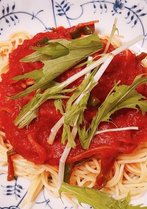 簡単☆海鮮トマトパスタ-レシピのメイン写真
