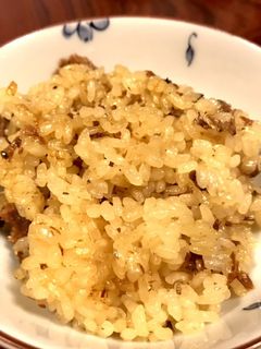 簡単!サンマの蒲焼缶詰で炊き込みご飯。-レシピのメイン写真