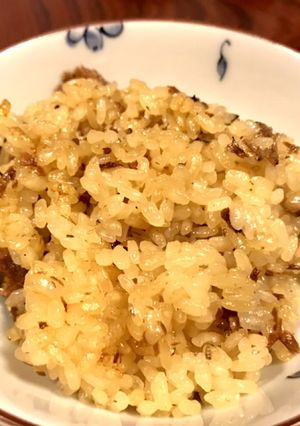 簡単!サンマの蒲焼缶詰で炊き込みご飯。-レシピのメイン写真