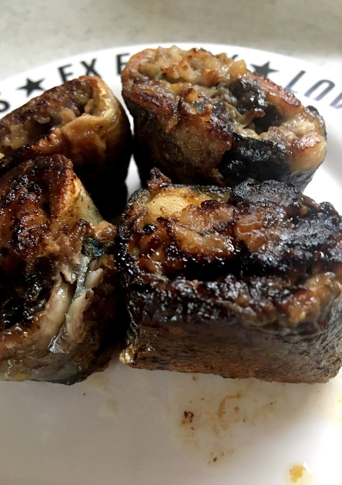 秋刀魚の梅肉、海苔巻き焼き-レシピのメイン写真