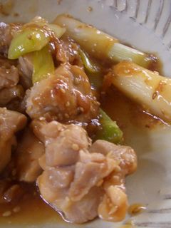 鶏肉と白ねぎの炒め煮♪-レシピのメイン写真