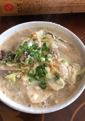 牡蠣と豆乳ふわっふわっ鍋-レシピのメイン写真