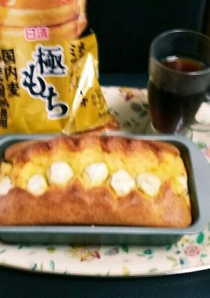 栗✳の豆腐と卵とHMのパウンドケーキ☺-レシピのメイン写真