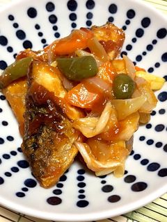 塩さばで酢豚風*甘酢あんケチャップ炒め-レシピのメイン写真