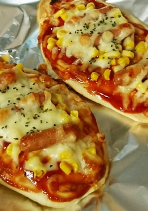 ナンの残りでピザ☆-レシピのメイン写真