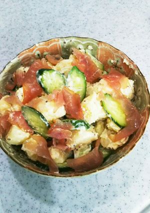 ゴロゴロのポテトと生ハムのサラダ-レシピのメイン写真
