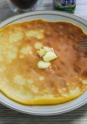ひとり分のホットケーキ-レシピのメイン写真