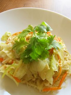 創作タイ料理 春雨のグリーンカレー炒め-レシピのメイン写真
