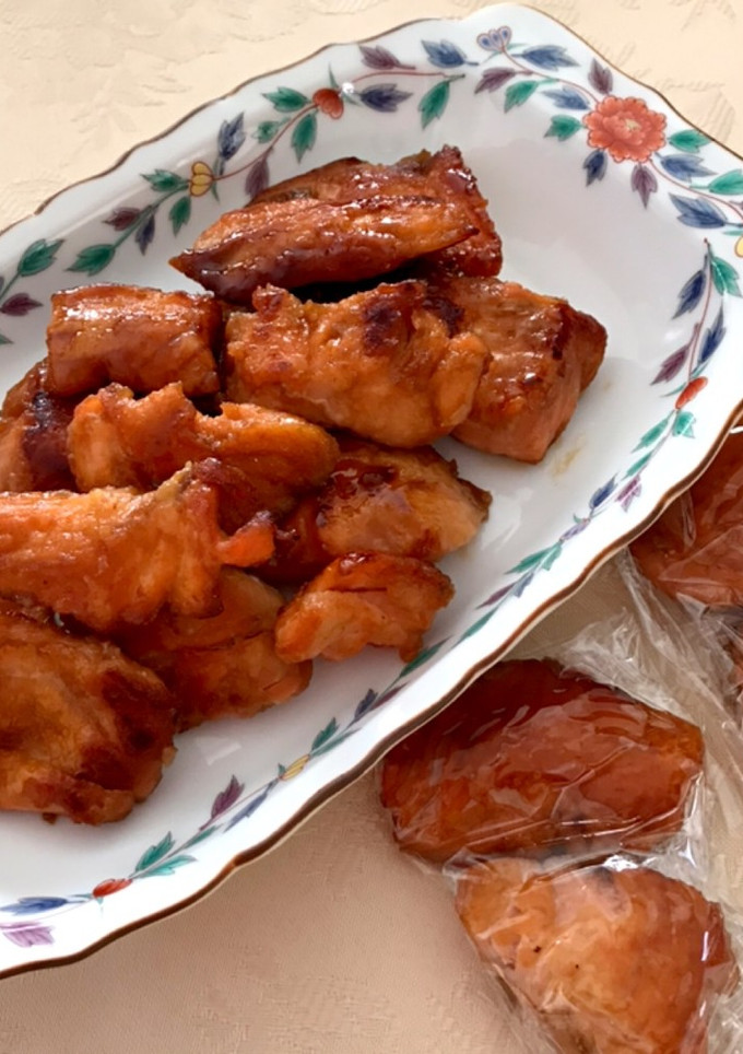 簡単☆お弁当のおかず☆鮭の照り焼き-レシピのメイン写真