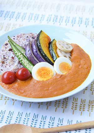 三十三雑穀米カレー夏野菜たっぷり-レシピのメイン写真