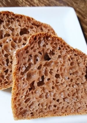 アレルゲンフリー♪米粉食パン【ココア味】-レシピのメイン写真