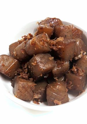 こんにゃくの甘辛煮(おかか和え)-レシピのメイン写真