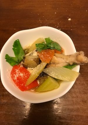 鶏とトマトのイタリア風鍋-レシピのメイン写真