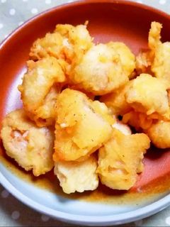 鮭白子の天ぷら-レシピのメイン写真