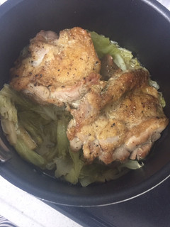 鶏肉とゴボウの塩オリーブ煮-レシピのメイン写真