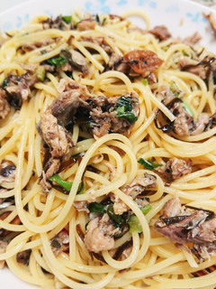 さば缶と塩こんぶのパスタ-レシピのメイン写真
