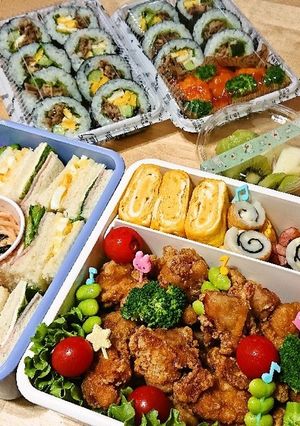 2018 当日は45分！運動会のお弁当-レシピのメイン写真